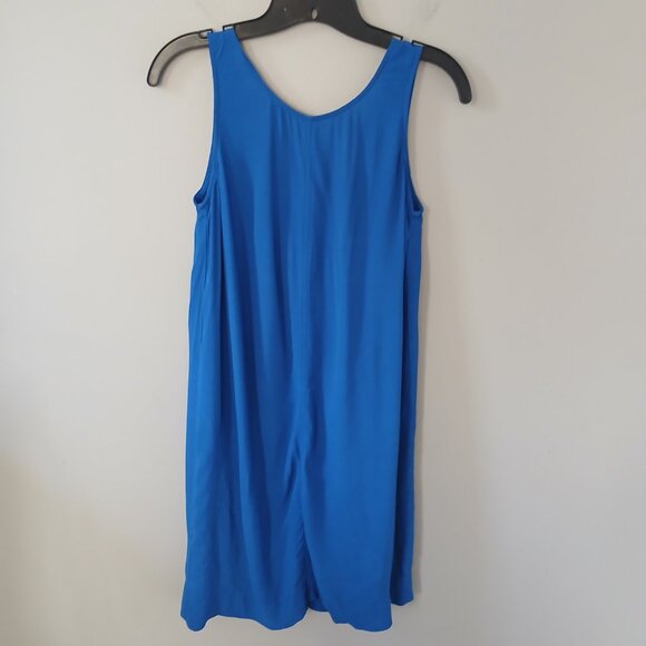 Madewell Dresses & Skirts - Madewell Women's Sz S Lakeshore‎ Button Back Dress Mini Blue Sleeveless